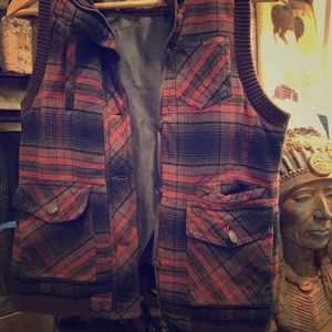 Natural Reflections Plaid Vest